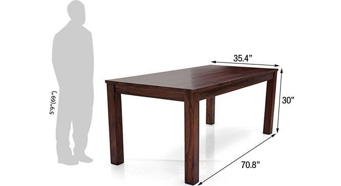 Phobia 8 Seater Dining Table Set(Mahogany)